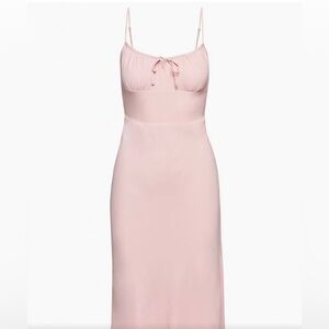 Aritzia Wilfred Bellow Dress in Poetic Pink size 0